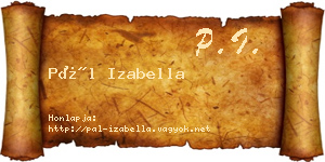 Pál Izabella névjegykártya